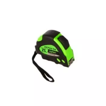 Рулетка с магнитом и автостопом EFFECTA Nylon, 7,5м, 25мм, лента нейлон
