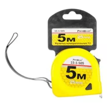 Рулетка T1 Hobbi, 5мх25мм