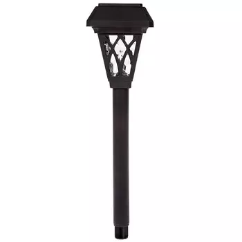 Садовый светильник Узор на солнечной батарее, 7.5х7.5х37 см