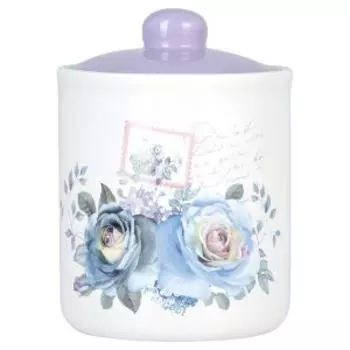 Сахарница Lavenir Сиреневый букет, 500 мл, керамика
