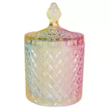 сахарница с крышкой 18см, стекло