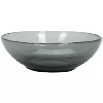 Салатник Basilico Lava Grey, 20 см, стекло