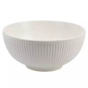 Салатник Белый Шоколад, 700 мл, фарфор