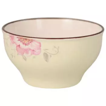 Салатник Цветы, 11 см, керамика, в ассортименте