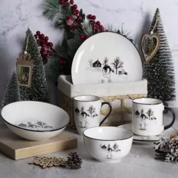 Салатник Esprado Pinguino, 13.8 см, фарфор