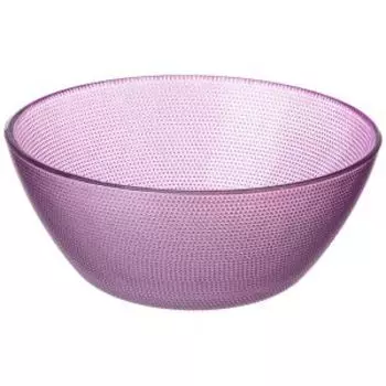 Салатник Фиолетовый, 15х15х6.4 см, 650 мл, стекло