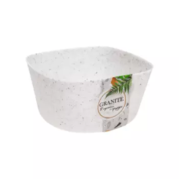 Салатник Granit, 0.8 л, пластик, белый