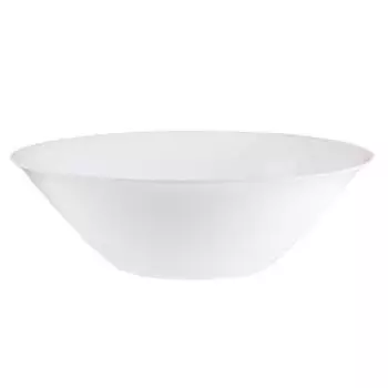 Салатник Карин белый, 27 см, стекло