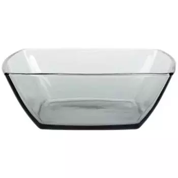 Салатник квадратный Gray, 16 см, стекло