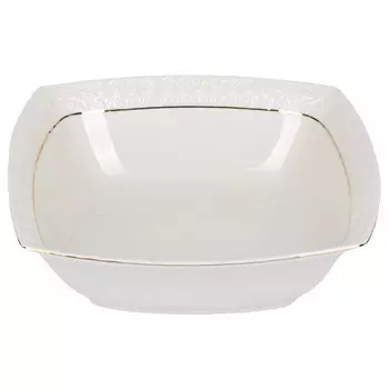 салатник квадратный Коралл Снежная Королева, 18 см, фарфор