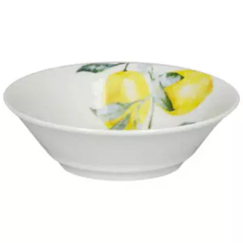 Салатник Лимоны, 22 см, фарфор