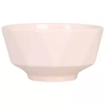 Салатник Line, 12.5 см, 300 мл, фарфор, розовый