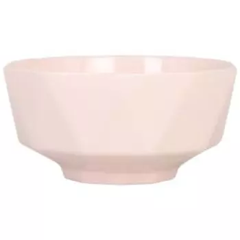 Салатник Line, 15 см, 400 мл, фарфор, розовый