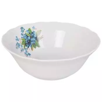 Салатник Незабудка, 20 см, 1 л, фарфор