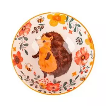 салатник NOUVELLE HOME Ёжик 16см, фарфор