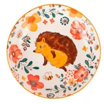 салатник NOUVELLE HOME Ёжик 21см, фарфор