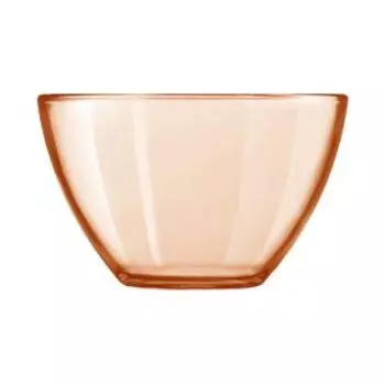 салатник PROMSIZ Оранжевый 19 см, стекло