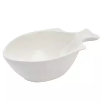 Салатник Рыбка Маршмеллоу, 26 х 15 х 8,5 см, фарфор