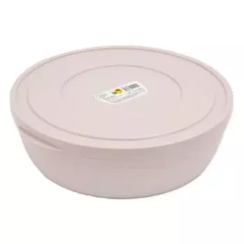 Салатник с крышкой Hobby Life Sandy, 31 см, 6 л, полипропилен, розовый