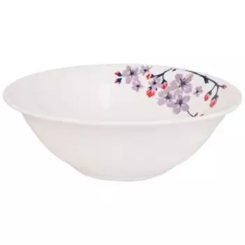 Салатник Ветка сакуры, 20.5 см, 970 мл, фарфор