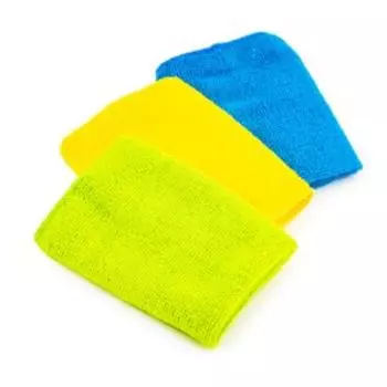 Салфетка автомобильная Топавто, 30х30 см, микрофибра, 3 шт