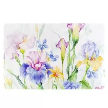 Салфетка сервировочная Floristry Ирисы, 43х28 см, ПВХ