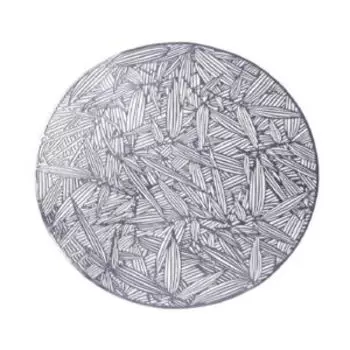 Салфетка сервировочная Модерн, 38 см, серебро, ПВХ
