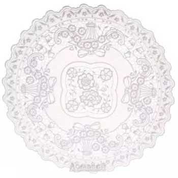 салфетка сервировочная NIKLEN, d30см, белый, винил, ажур