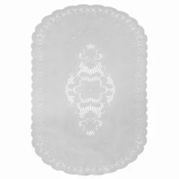 салфетка сервировочная NIKLEN кружевная, размер: 30х45 см, белая, 100% ПВХ, арт.1700