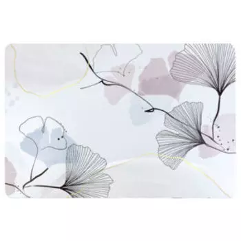 Салфетка сервировочная Nouvelle Home Floristry, 43х28 см, гинко на фиолетовом, полипропилен