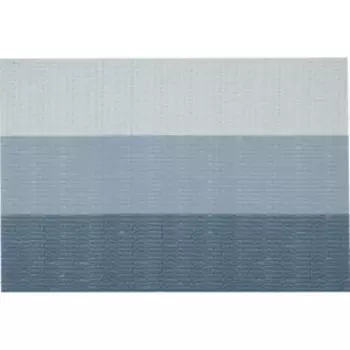 Салфетка сервировочная Полоса, 30х45 см, синий, ПВХ