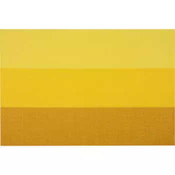 Салфетка сервировочная Полоса, 30х45 см, желтый, ПВХ
