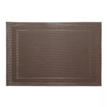 Салфетка сервировочная Рамка узкая шоколад, 30х45 см, ПВХ