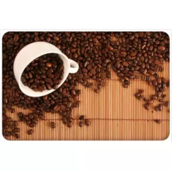 Салфетка сервировочная Зерна кофе, 40х28 см, пластик