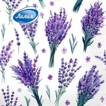 Салфетки бумажные Ароматный букет, 2 слоя, 20 шт, 33х33 см