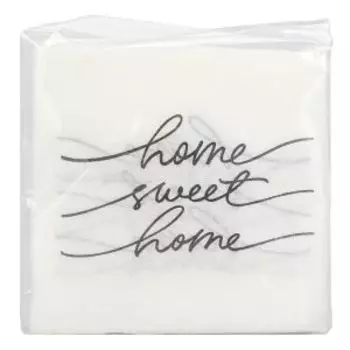 Салфетки бумажные Home Sweet Home, 1-сл, 50 шт, 24х24 см