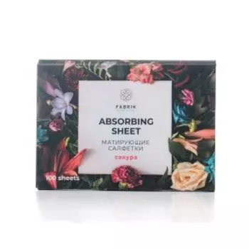 Салфетки матирующие для лица Fabrik Сакура, 100 шт