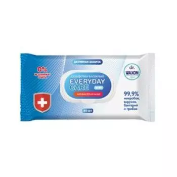 Салфетки влажные DR. Waxon антибактериальные, 80 шт