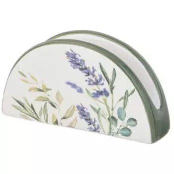 салфетница AGNESS Лаванда 13,5х4х7 см, керамика