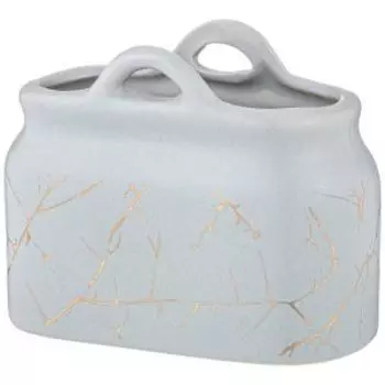 салфетница LEFARD Золотой мрамор белый, керамика