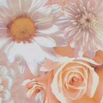 Самоклеящаяся плёнка Deluxe, рулон, 0,45х8 м, свадебные цветы