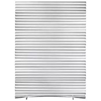 Самоклеящиеся шторы-плиссе Рыжий кот Skandi, 90х180 см, блэкаут, белый