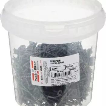 Саморез гипсокартон-дерево Tech Krep, 3,8х41 мм, 500 шт