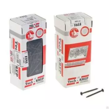 Саморез гипсокартон-дерево Tech Krep, 3,8х51 мм, 200 шт