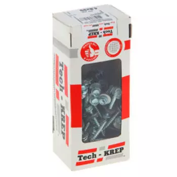 Саморез кровельный TECH-KREP, 4,8х35мм, 60шт, с буром