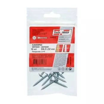 Саморез металл-металл TECH-KREP, 4,2х32мм, 10шт