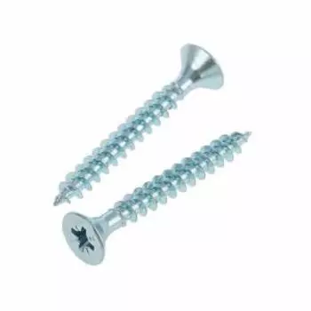 Саморез универсальный оцинкованный TECH-KREP, потайная головка, 6х120мм, 2шт