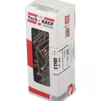 Саморез универсальный, потайная головка, TECH-KREP, 3,5х40мм, 200шт