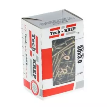 Саморез универсальный TECH-KREP, 3х30мм, потайная головка, 200шт