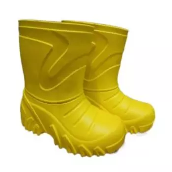 Сапоги литые детские, разноцветные, размер 24/25, в ассортименте